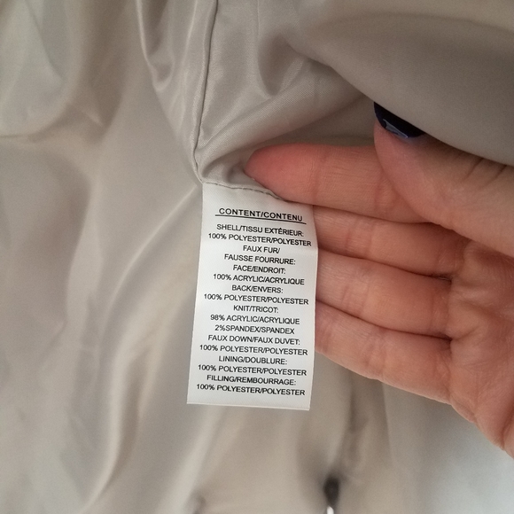 NWT Nine West hooded puffer coat gray Small - Picture 15 of 16